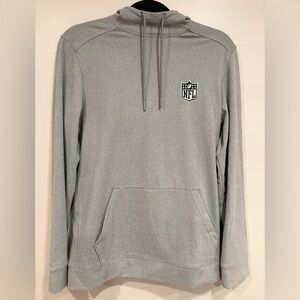 Antigua Men’s Gray Cloud Pullover Hoodie with NFL Logo Size Small